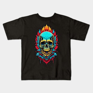 Skull Paint Kids T-Shirt